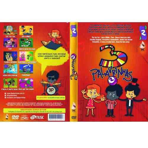 DVD Musical Infantil 3 Palavrinhas Volume 2 - Sony Music - Livros
